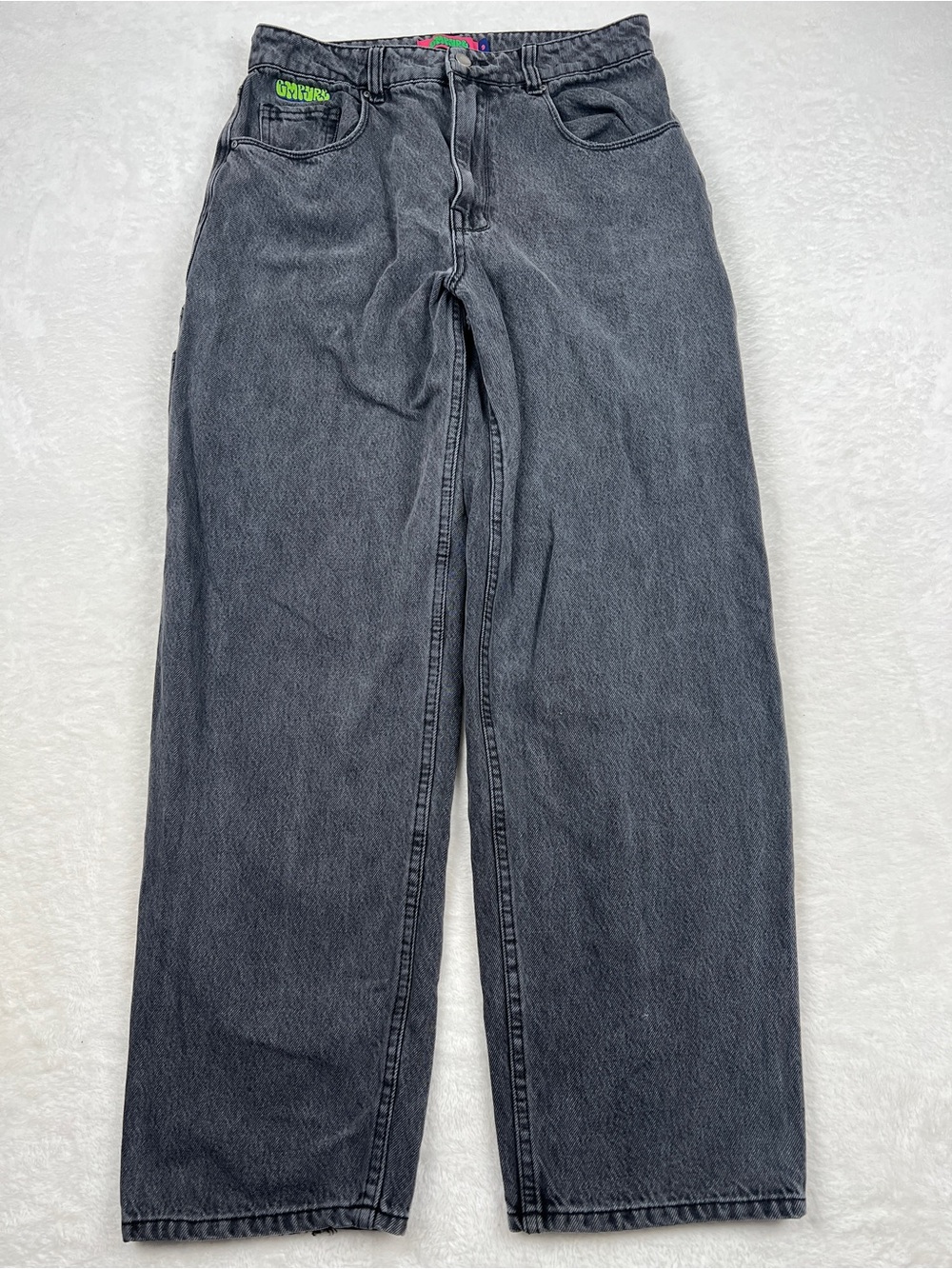 Empyre Tori 90s Carpenter Jeans Women’s 9 Black Charcoal Baggy Skate